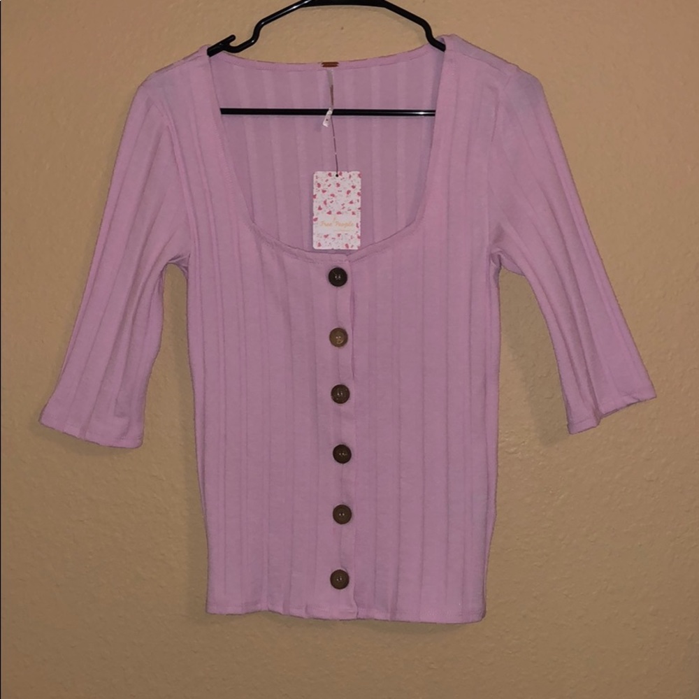 Free People Central Park Cardigan Top